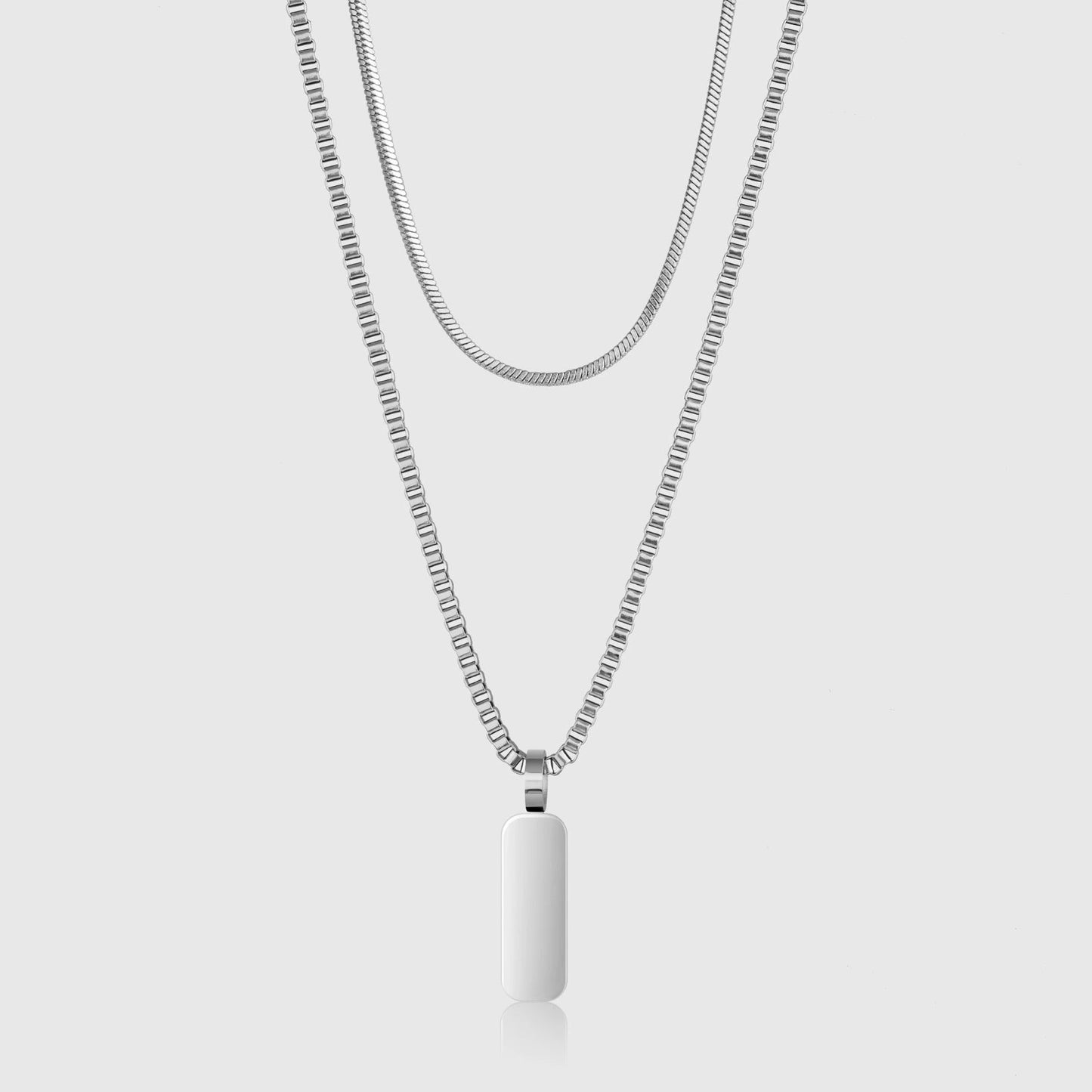 Minimal Pendant Necklace Duo