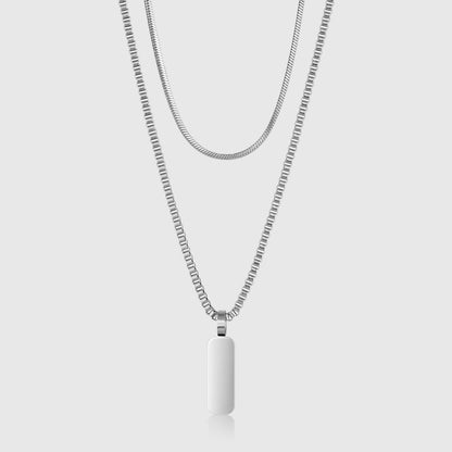 Minimal Pendant Necklace Duo
