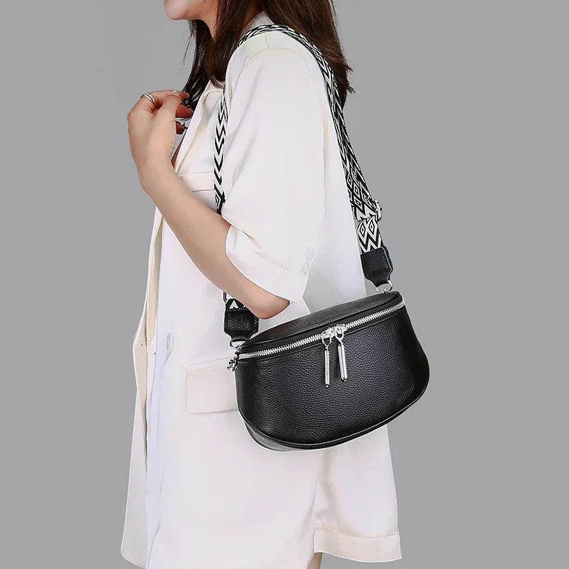 Aurélien | Rosy Leather Crossbody Bag