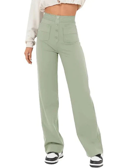 Aurélien | Stylish High-Waisted Trousers with Elastic
