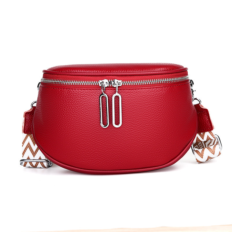 Aurélien | Rosy Leather Crossbody Bag