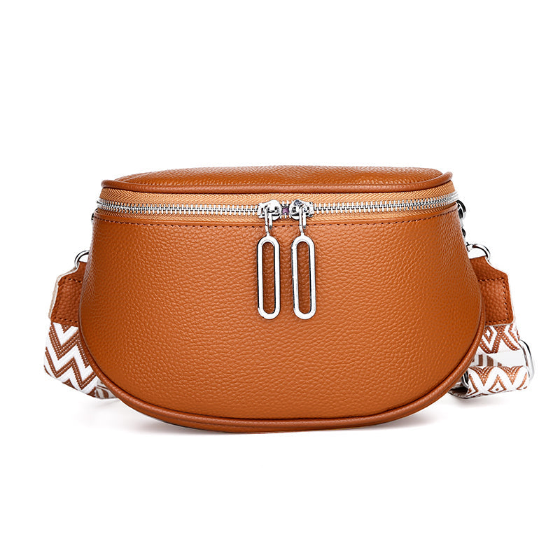 Aurélien | Rosy Leather Crossbody Bag